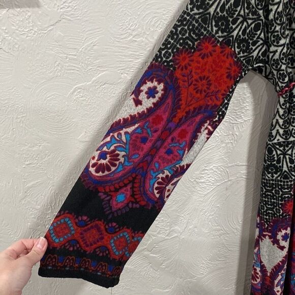Angie boho Multicolored artsy Dress size medium - Picture 3 of 7